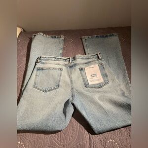 New Frame Le High Flare 32 Crystal Beach Tear Wash